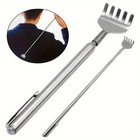 Compact Telescopic Back Scratcher Massager Extendable Stainless Steel Portable G