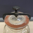 Wheaton Apothecary Products Glass Jar W screw Iron Clamp Top- Pharmacy Bottle