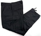 Nwot Mens Medium Short Tru-spec 1324 Bdu Polyester Cotton Rip Stop Pants Black
