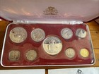 1973 Bahamas Proof Set Franklin Mint  Silver  5  2  1 Coins Coa  925  8