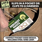 Waterproof Arborist Knot Cards - 14 Essential Tree Climbing Knots Guide