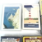 Vintage Playing Cards Lot 7 Decks Asst  Travel Football Coka Cola Some Sealed
