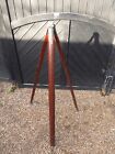 Antique Wooden Tripod For Surveying Instrument   Heliograph Etc  Suit Lamp Stand