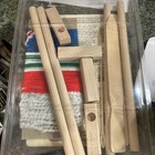 Retro Crafting Kit     Weaving Loom     Includes Yarn