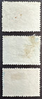 Nepal 1907 Sc  26-27  29 Lot Of 3 Used  Siva Mehadeva White European Wove Paper