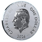 1 Dollar Silver Coin  year Of The Horse 2026  Collectible Series Fire Horse
