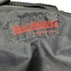 Bagman Motorcycle Helmet Bag Black Water Resistant Nylon Zipper Large Usa Made