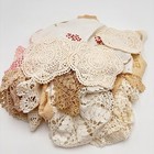 Lot 22 Vintage Hand Crocheted Doilies Coasters Tenerife Needlelace Mixed Colors