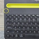 Logitech K480 Bluetooth Multi-device Keyboard Black Yellow Slot