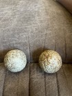 Lot Of  2  1920s Antique Vogue Square Mesh Golf Balls 