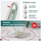 Newbealer 1200w Steam Mop   Handheld Cleaner - 250ml  3 Settings  11 Accessories