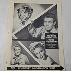 John Wayne Flying Leathernecks 1950s Rko Exhibitor Promo Sheet Original Flyer