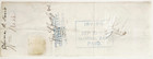 1872 New York National Shoe   Leather Bank Check Cobbler Tools Vignette Revenue