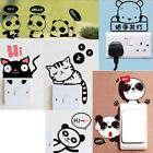 Switch Sticker 3d Cat Dog Cartoon Wall Decal Mural Art Kid Room Home Decor    