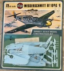 Vintage Messerschmitt Bf 109g-6 Airplane Model Kit 1 72 Scale Airfix