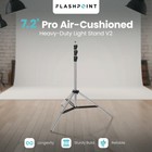 Flashpoint Pro Air-cushioned Heavy-duty Light Stand  chrome  7 2    fp-s-7-ss-v2