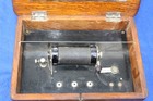 Antique Medical Quack Device Induction Shocking Tool Finger Jointed Box Batterys