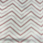 Sl Home Fashions Pink White Chevron Baby Blanket Fleece Rn 119741 Security Lovey