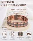 Ultra Strength Magnetic Bracelets For Men  99 99  Pure Copper Bracelet With 5000