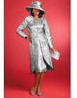 16 Ashro Silver Metallic Formal Wedding Church Party Jasonel Shiny Jacket Dress