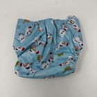 Olaf W Santa Hat Frozen Pocket Diaper Cloth Diapers One Size Adjustable Washable