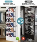 Clear Over The Door Hat Racks For Baseball Caps Large Holds Up To 72 Storage