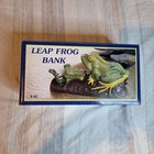 Vintage Cast Iron Coin Leap-frog Mechanical Bank 8    Frog Bank Cib