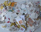 5 Pounds Of Us Postage Stamps Box Lot Hoard On Paper Box Filled To The Top  060
