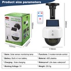 Solar Motion Sensor Light Dummy Camera Fake Security Cctv Dome Camera Led Light