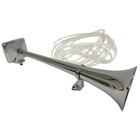 Hadley Chrome Air Horn 120db 12v 24v 21  Long Volvo Oe  1257249