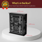 -pro Premium Direct Injection Audio Box Passive Di Unit Hum Eliminator W  Input