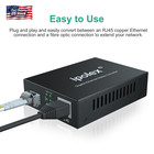 Ipolex Gigabit Single-mode Lc Fiber To Ethernet Media Converter With Sfp Lx Modu