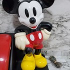 Walt Disney Standing Mickey Mouse Red Corded Landline 90s Telephone Untested