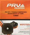 Prv Audio - Wgp275ph - 1  Horn Loaded Midrange - 8 Ohm