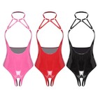 Womens Jumpsuit Nightwear Romper Party Bodysuit Leotard Lingerie Stretchy Thong