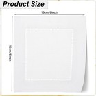 80 Pcs Linen Cocktail Napkins Bulk 6 X 6 Inch Cloth Hemstitch Fabric Napkins For