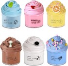 Butter Slime Kit 6 Pack Pre Made Sludge Party Favors With Oreo  Candy  Coffee