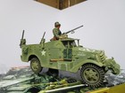 King And Country Bba016 Us Army M3a1 Scout Car 3 Figures In Scout Car Wwii Nib