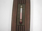 Vintage Taylor Stormoguide Wood Wall Barometer Thermometer Weather Station Usa