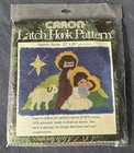 Caron Latch Hook Pattern  3095 Nativity Scene 27 x20  Pre-printed Canvas