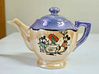 Vintage 1930s Lusterware Mickey   Minnie Mouse Child Tea Set - Made In Japan
