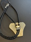 Bolo Tie Vintage Silver Turquoise