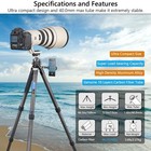 40mm Tube Carbon Fiber Camera Tripod Monopod Heavy Duty Camera Tripod Load 88lb
