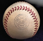 Spalding Frick Miniature Baseball Signed Baseball