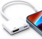 Lightning To Hdmi Adapter Sync Screen 1920   1080 Fhd For Iphone  Ipad  Ipod