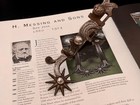 Very Rare Antique H  Messing   Sons Single Silver Inlaid Engraved   Chased Spur