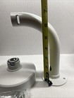 Lot Of 3 Compcctv Dome Camera Wall Mount Brackets L Type Cctv Ip White New