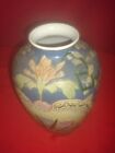 Vintage Chinese Ceramic Glazed Majolica Baluster Shaped Vase 