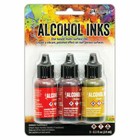 2020 Ranger Tim Holtz Alcohol Ink  5oz  3pc Orange yellow Spectrum  Tak69645 New