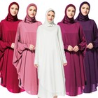 Women Muslim Prayer Dress Islamic Large Overhead Clothes Long Scarf Hijab Dress